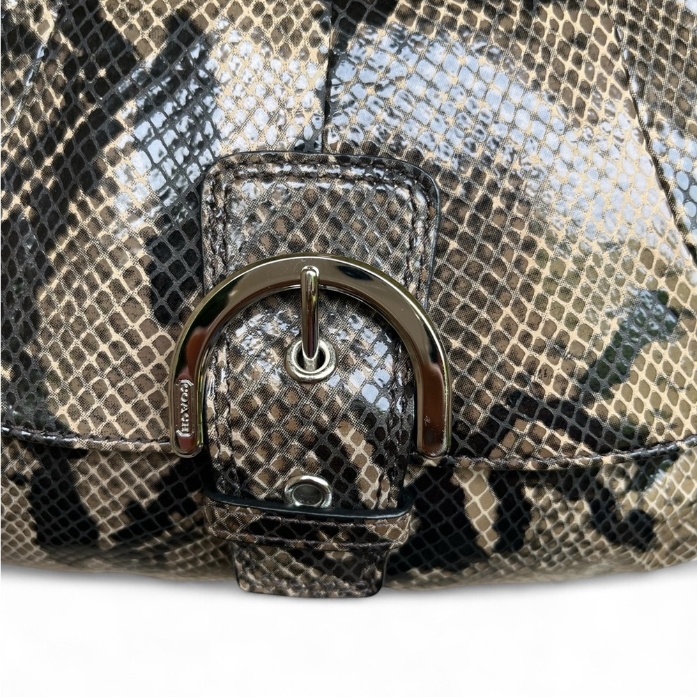 Coach Soho Snake Python Pattern Leather Crossbody… - image 3